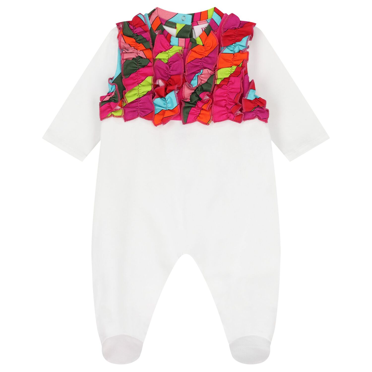 Baby Girls White & Pink Iride Babygrow Gift Set, 2, hi-res