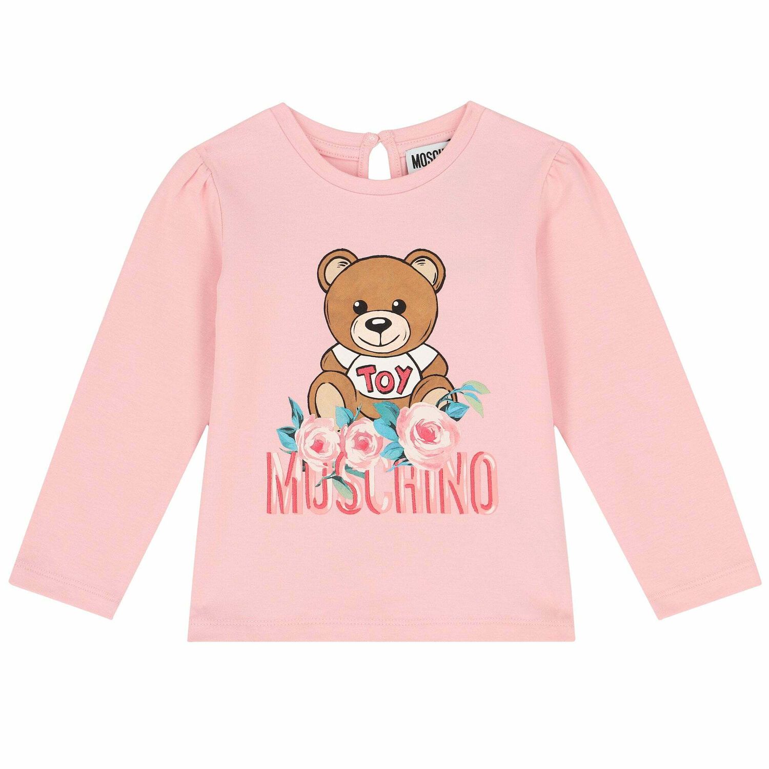 Younger Girls Pink & Black Logo Leggings Set, 1, hi-res