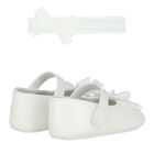 Baby Girls White Shoes & Headband Set, 2, hi-res