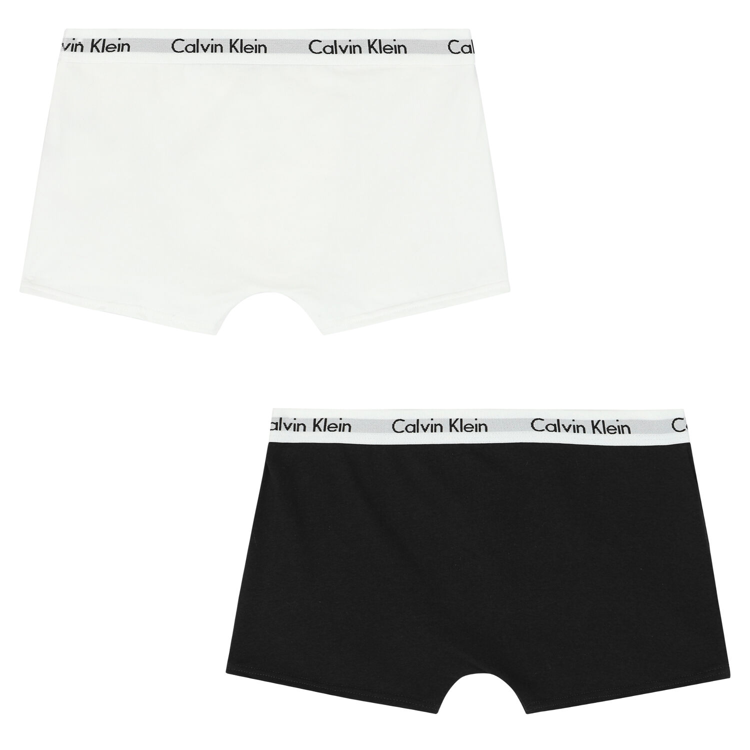 Boys White & Black Logo Boxer Shorts ( 2-Pack ), 2, hi-res