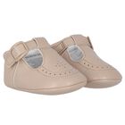 Baby Boys Beige Pre Walker Shoes, 2, hi-res