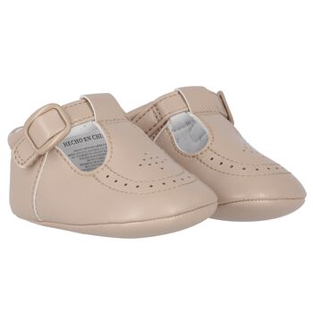 Mayoral Baby Boys Beige Pre Walker Shoes, 2 Baby Boys Beige Pre Walker Shoes