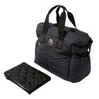 Black Logo Baby Changing Bag, 1, hi-res