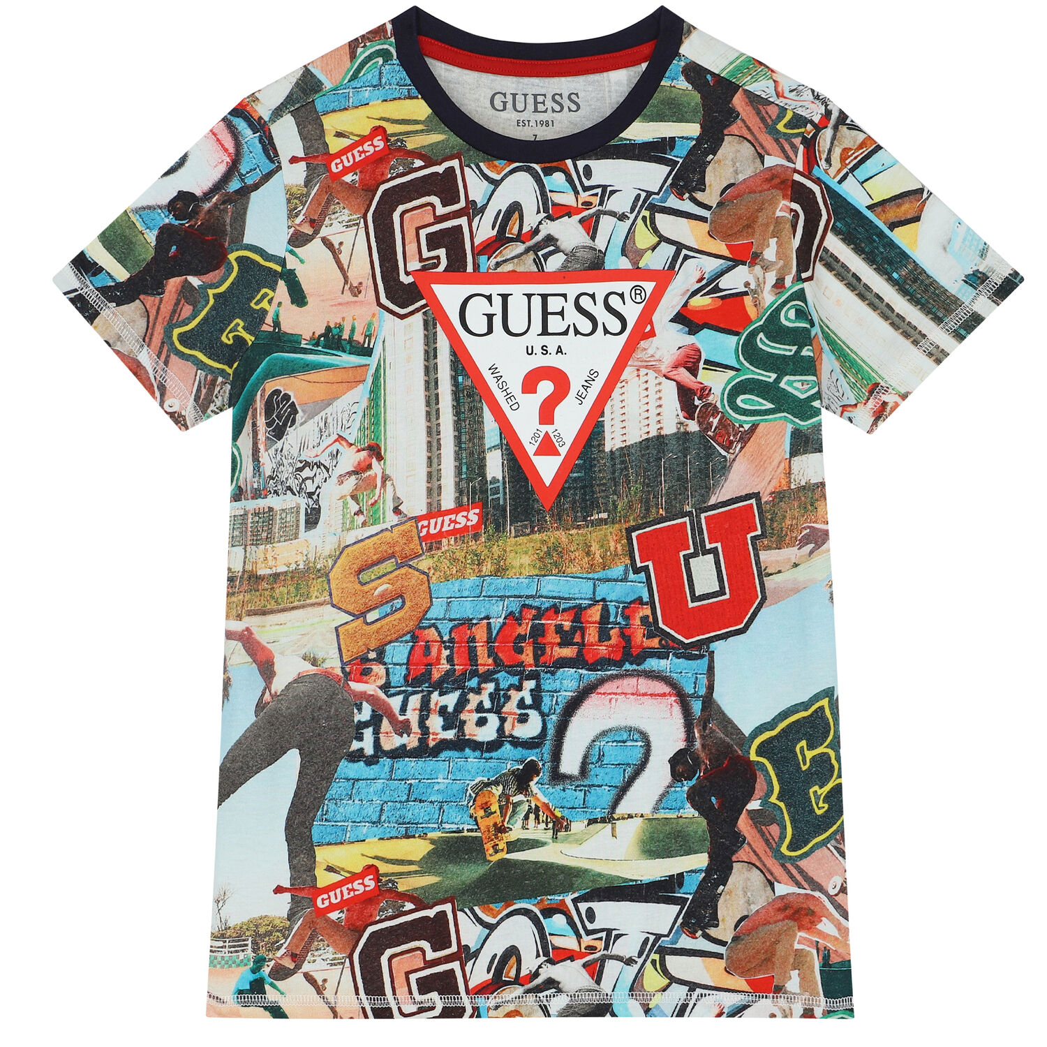 طقم بنطلون بالشعار متعدد الألوان للأولاد, 3, hi-res