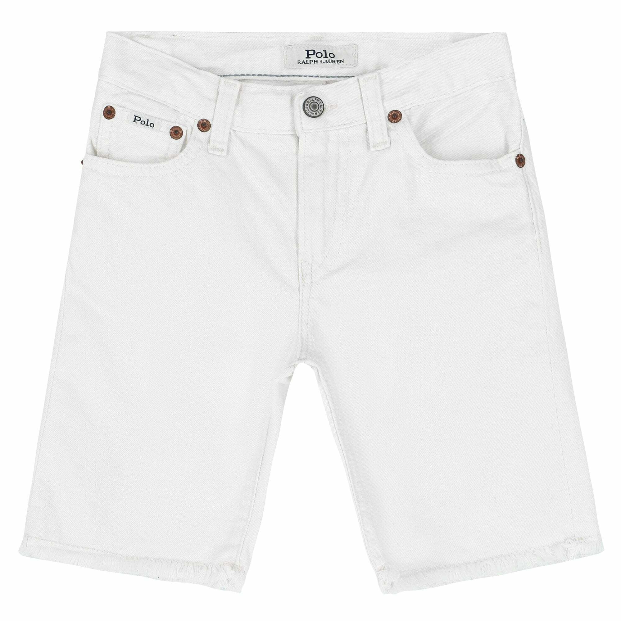 Girls white discount bermuda shorts