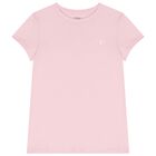 Girls Navy, Pink & White Logo T-Shirts ( 3-Pack ), 1, hi-res
