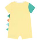 Baby Boys Green & Yellow Romper Set, 1, hi-res
