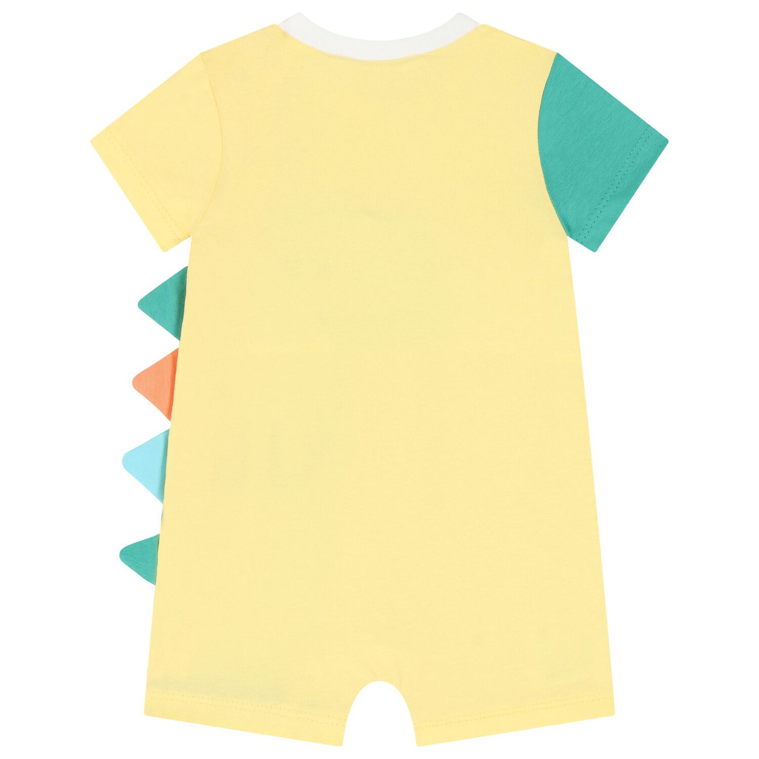 Baby Boys Green & Yellow Romper Set, 1, hi-res