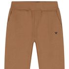 Boys Beige Logo Joggers, 2, hi-res