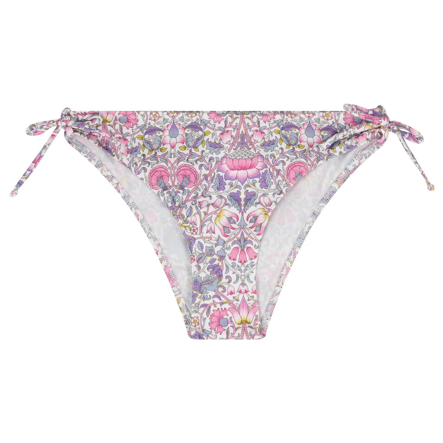 Girls Purple & Pink Floral Bikini, 1, hi-res