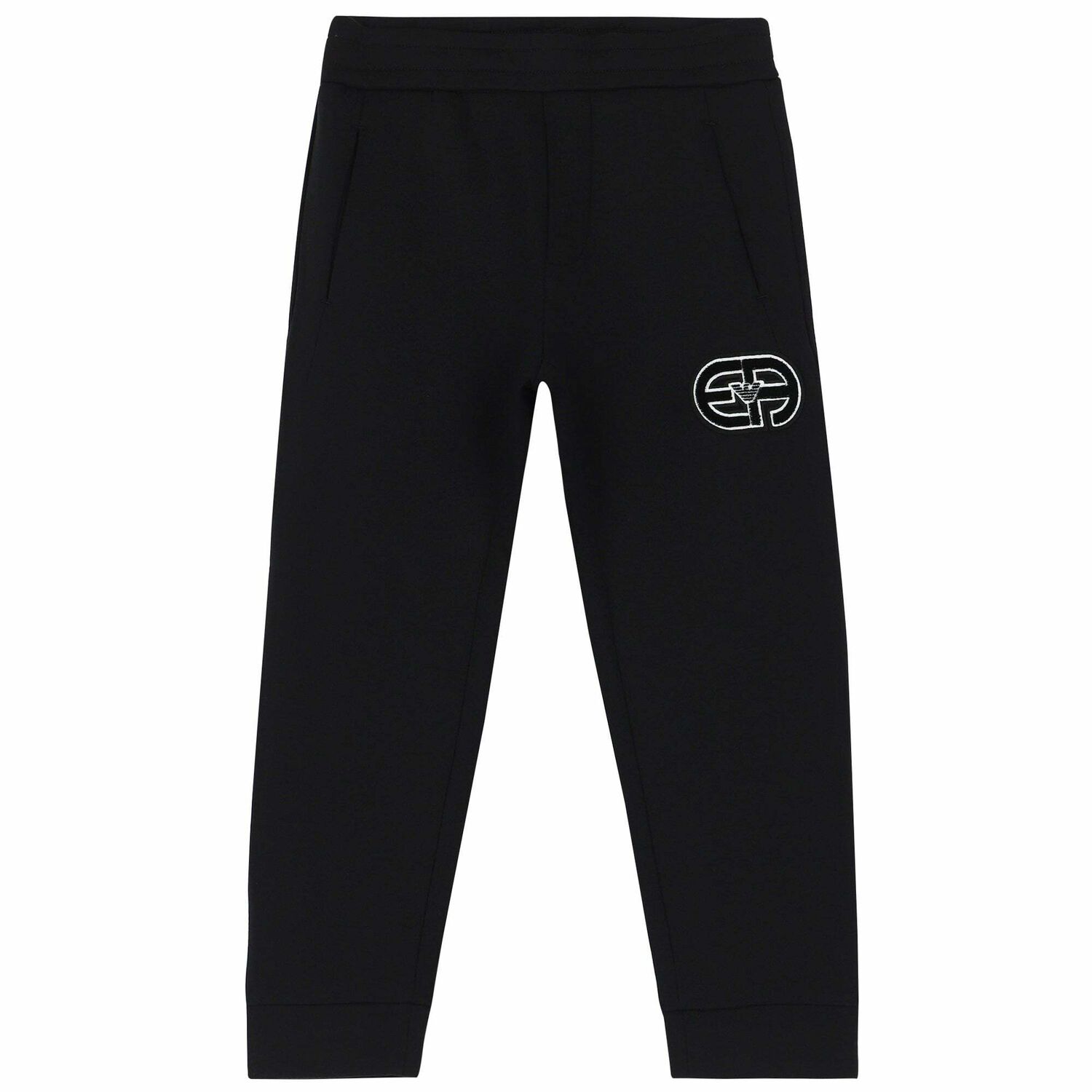 Boys Black Logo Joggers, 1, hi-res image number null