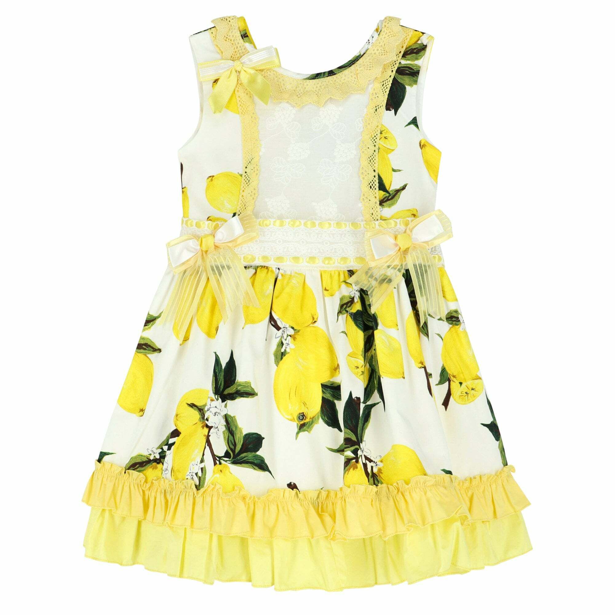 Girls deals lemon dress