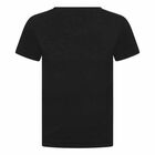 تيشيرت بالشعار باللون الاسود للاولاد, 1, hi-res