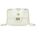 Girls White Bow Handbag, 4, hi-res