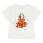 Younger Boys White Bug & Logo T-Shirt, 1, hi-res