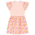 فستان بنات  بطبعة حقيبة باللون الوردي, 1, hi-res