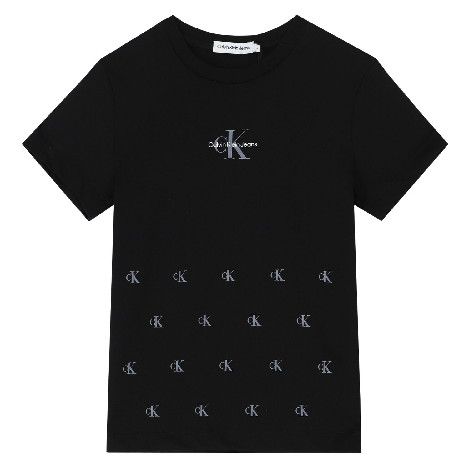 Boys Black Logo T-Shirt, 1, hi-res image number null