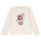 طقم ليجينز للبنات باللون الرمادى والعاجى والوردى, 3, hi-res