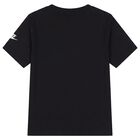 Boys Black Logo Shorts Set, 2, hi-res