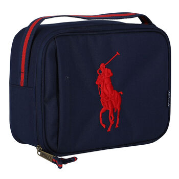 Boys Navy Logo Lunch Box