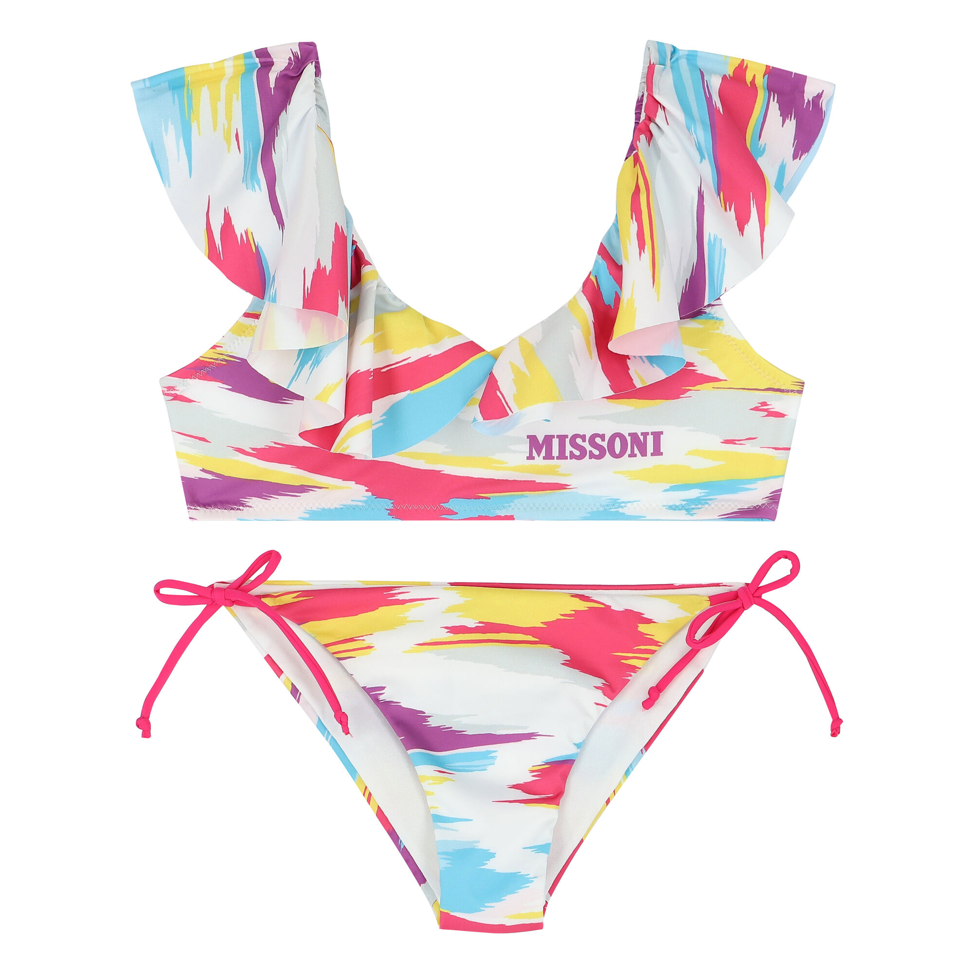 Multi coloured bikini discount