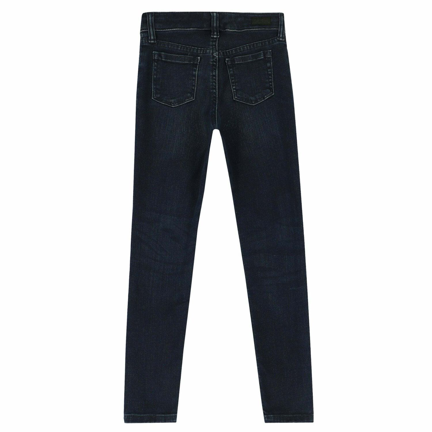 Girls Navy Denim Jeggings, 1, hi-res