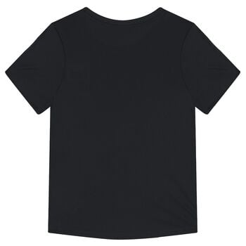 Girls Black Logo T-Shirt