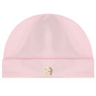 Pink & Gold Logo Baby Hat, 3, hi-res