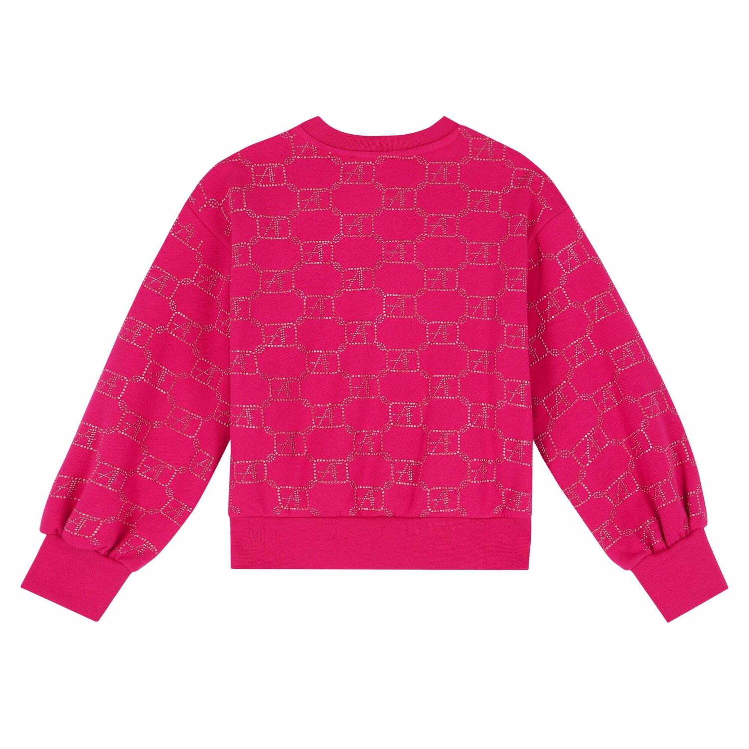 Girls Pink Logo Sweatshirt, 2, hi-res image number null