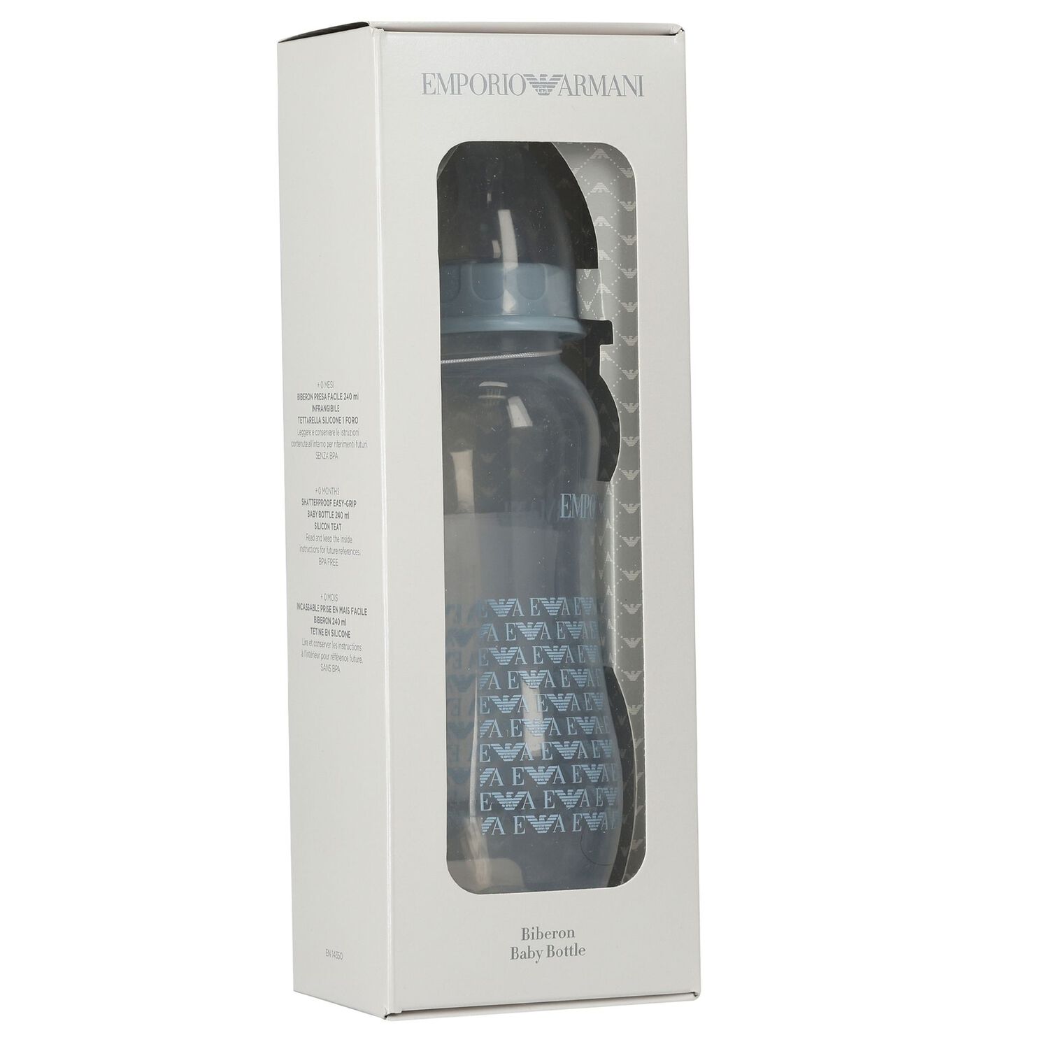 زجاجة أولاد بالشعار باللون الأزرق, 1, hi-res