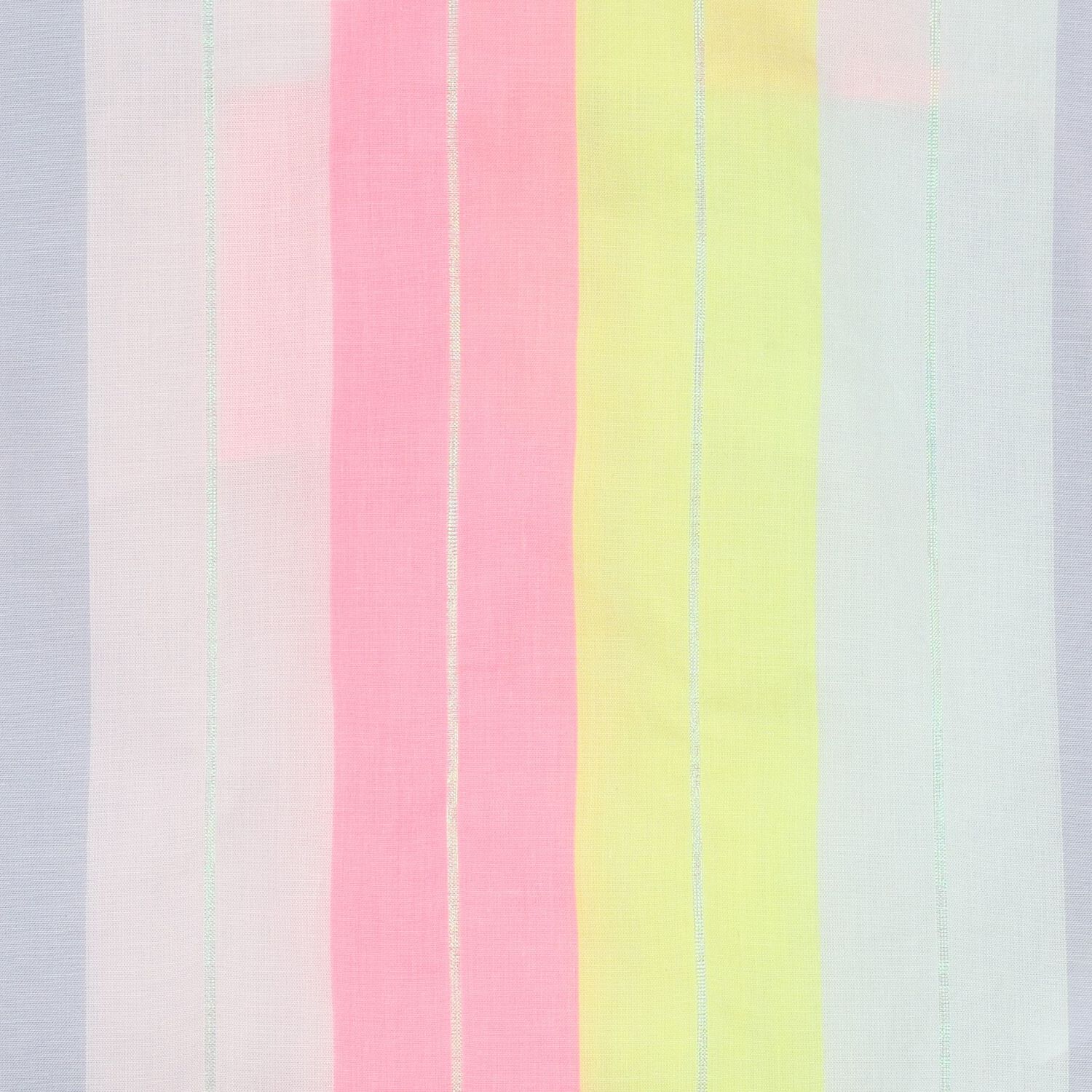 بلوزة بنات مخطط بالشعار باللون الوردى, 1, hi-res