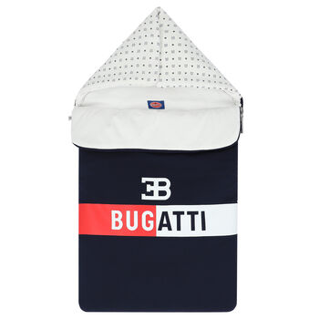 Baby Boys Navy & White Logo Nest