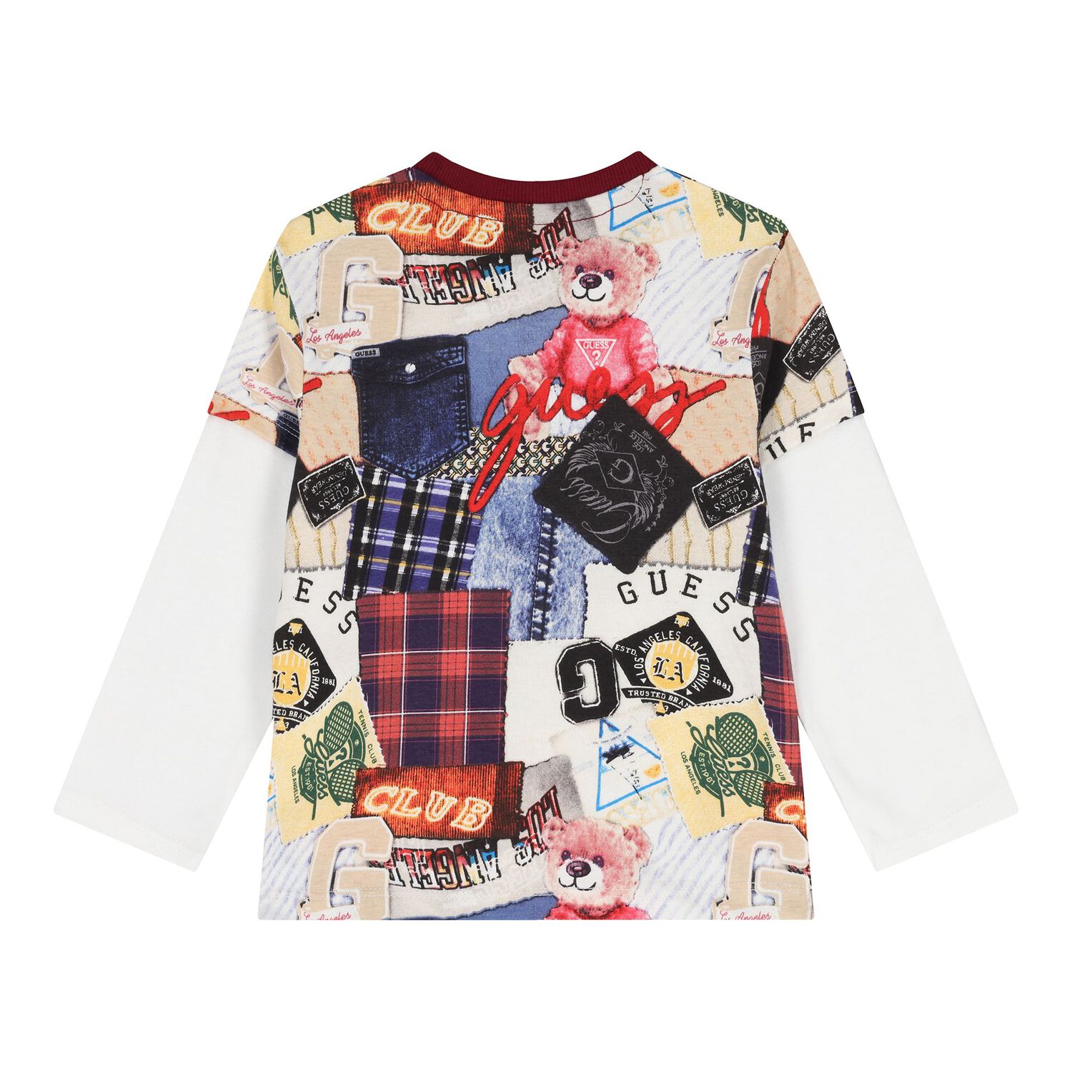 طقم بنطال رياضي متعدد الألوان بشعار للأولاد الصغار, 1, hi-res image number null