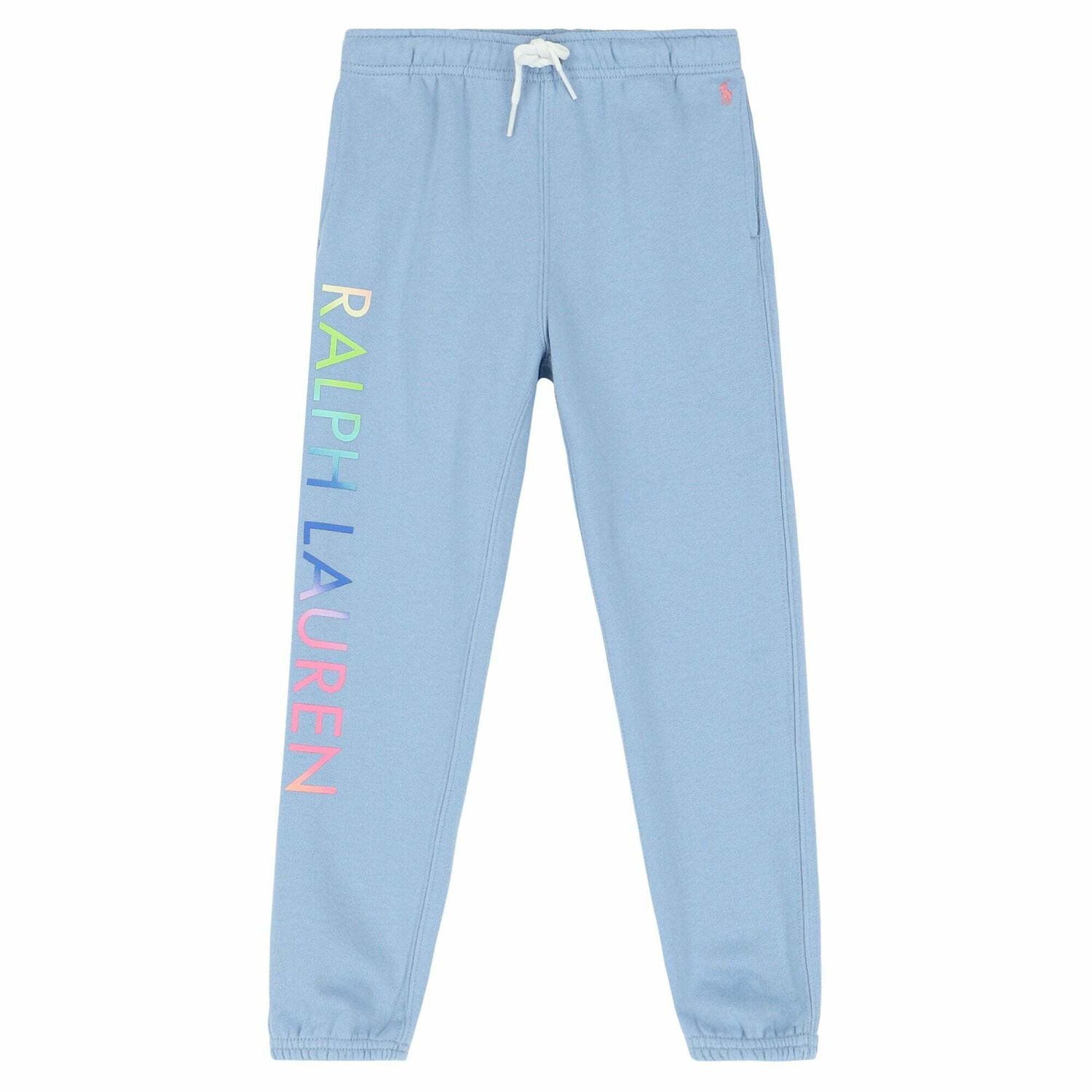 Girls Blue Logo Joggers, 1, hi-res image number null