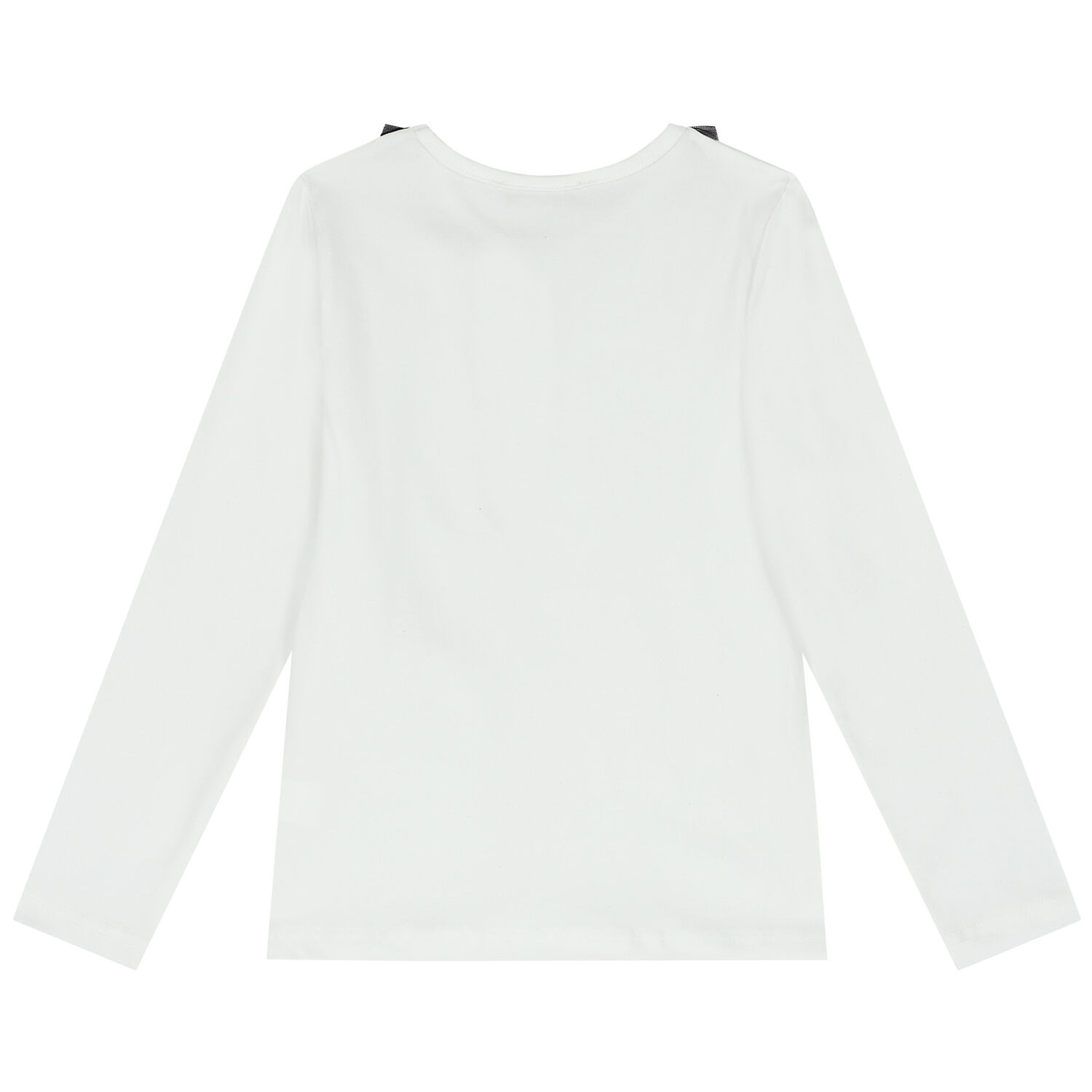 طقم تنورة بنات تول باللون الابيض والاسود, 1, hi-res