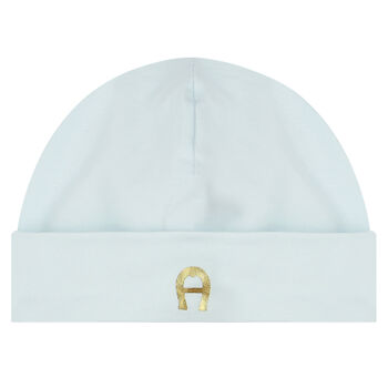 Blue & Gold Logo Baby Hat