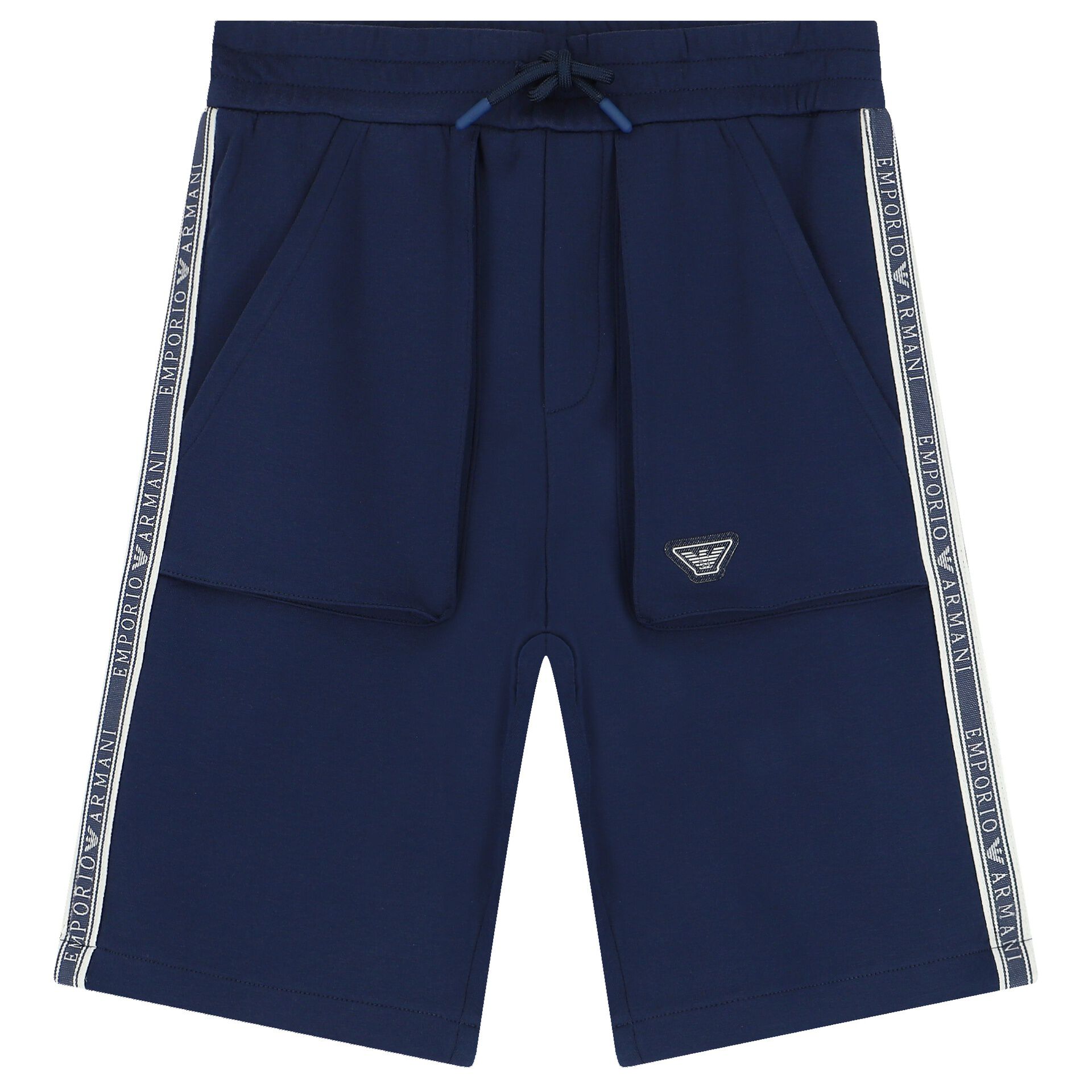 Emporio Armani Boys Blue Logo Short Junior Couture UAE