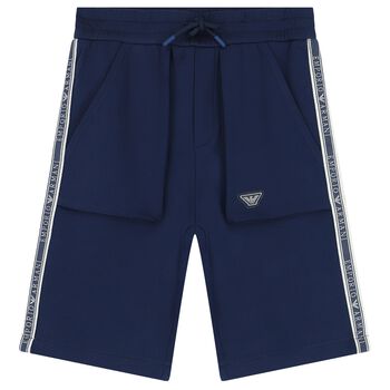 Boys Blue Logo Short