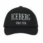 Boys Black Logo Cap, 1, hi-res