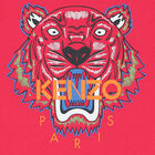 تيشيرت بالشعار باللون الزهري للبنات, 1, hi-res