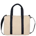 Girls Ivory Sherpa Fleece Tote Bag, 1, hi-res