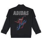 Boys Black Logo Marvel Tracksuit, 1, hi-res