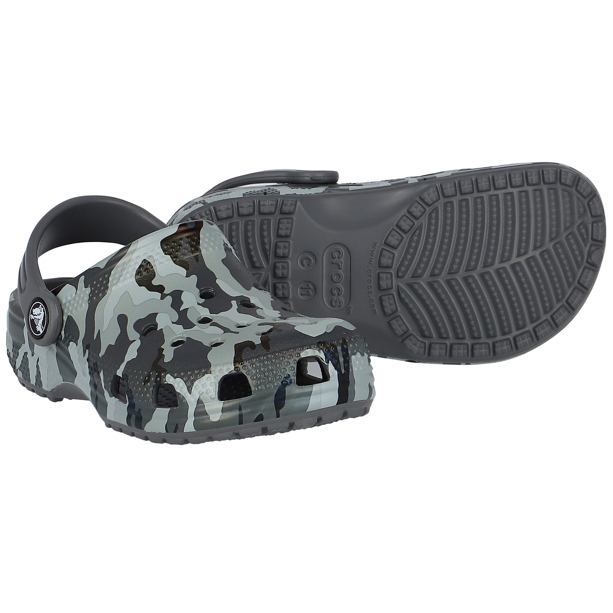 Camo clogs hot sale