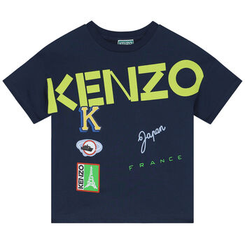 Boys Navy Logo T-Shirt