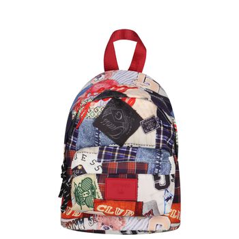 Boys Multi-Coloured Logo Backpack