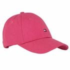 Girls Pink Logo Cap, 2, hi-res