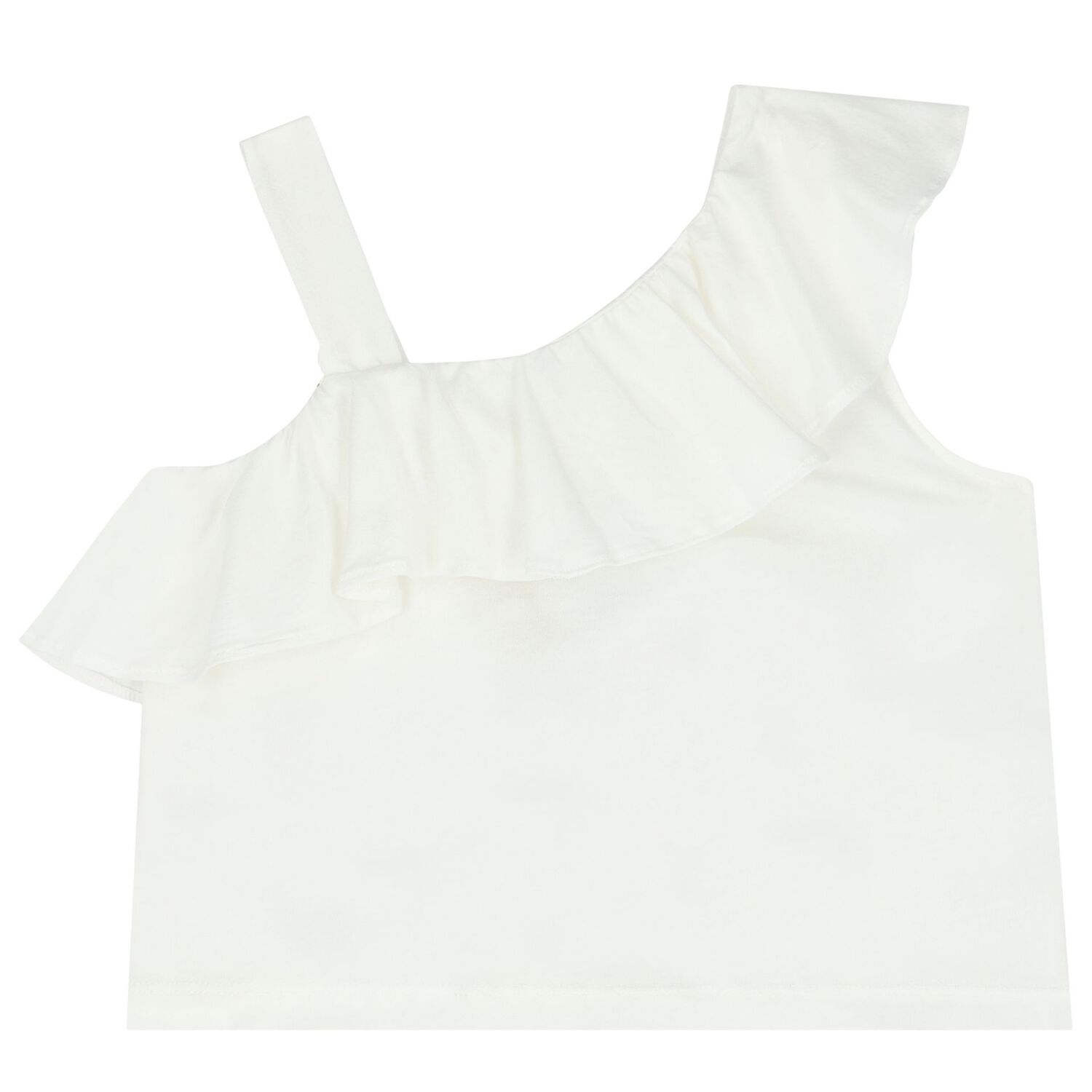 طقم بنات شورت باللون الأبيض والبرتقالي, 1, hi-res