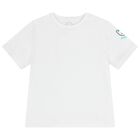 طقم دنغري للأطفال الرضع باللون الأبيض والأخضر, 1, hi-res