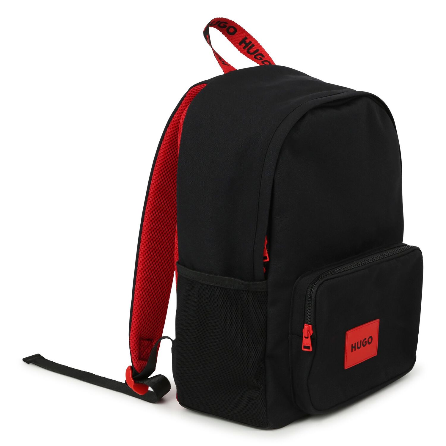 Black & Red Logo Backpack, 1, hi-res image number null