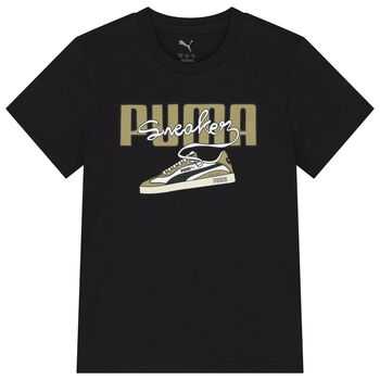 Boys Black Logo T-Shirt